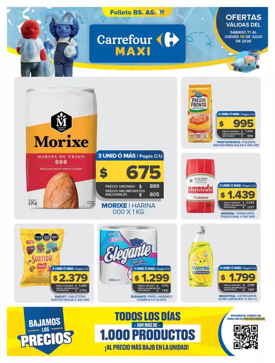 Catálogo Carrefour Maxi | OFERTAS SEMANALES | 2026-07-11T00:00:00.000Z - 2026-07-16T00:00:00.000Z