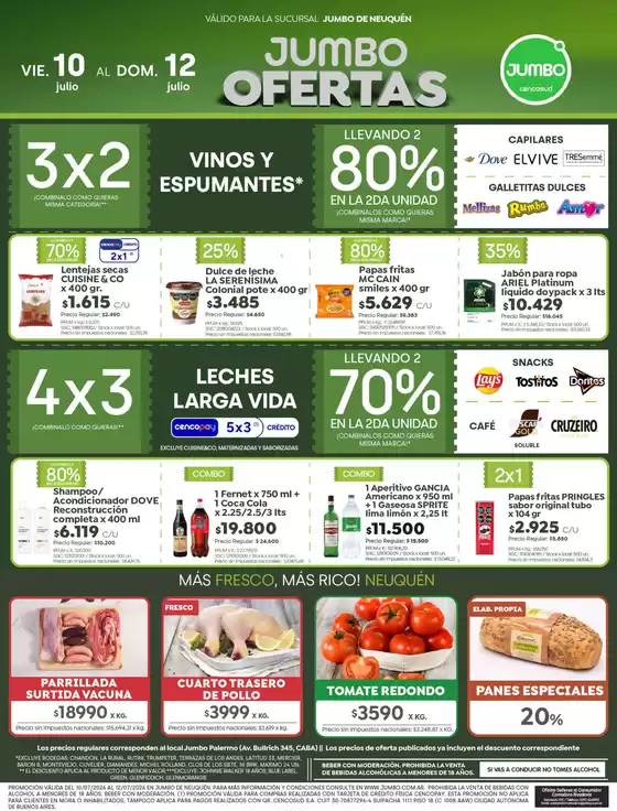 Catálogo Jumbo | Ofertas | Neuquén | 2026-07-10T00:00:00.000Z - 2026-07-12T00:00:00.000Z