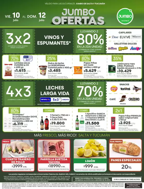Catálogo Jumbo | Ofertas | Salta & Tucumán | 2026-07-10T00:00:00.000Z - 2026-07-12T00:00:00.000Z