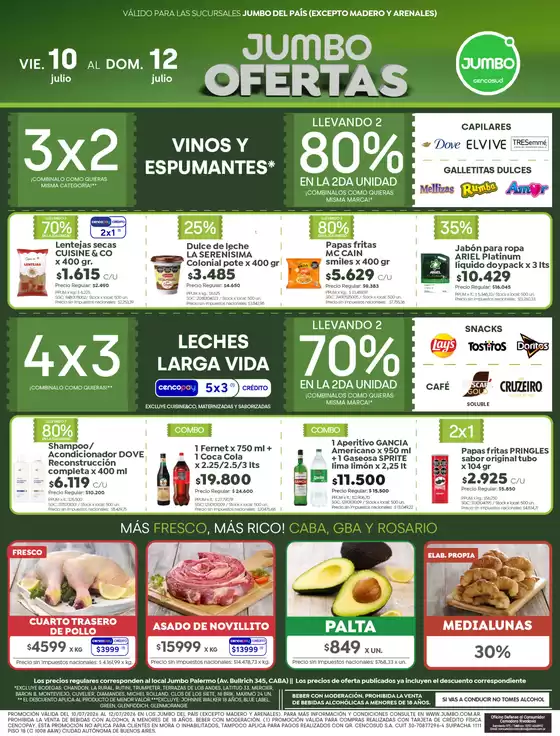 Catálogo Jumbo | Ofertas | Rosario | 2026-07-10T00:00:00.000Z - 2026-07-12T00:00:00.000Z