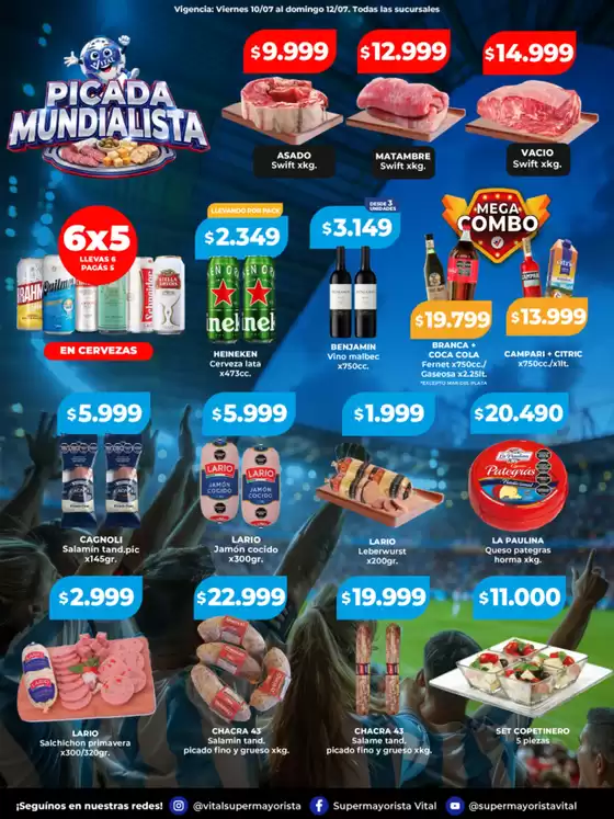 Catálogo Supermayorista Vital | Picada mundialista | | 2026-07-10T00:00:00.000Z - 2026-07-12T00:00:00.000Z