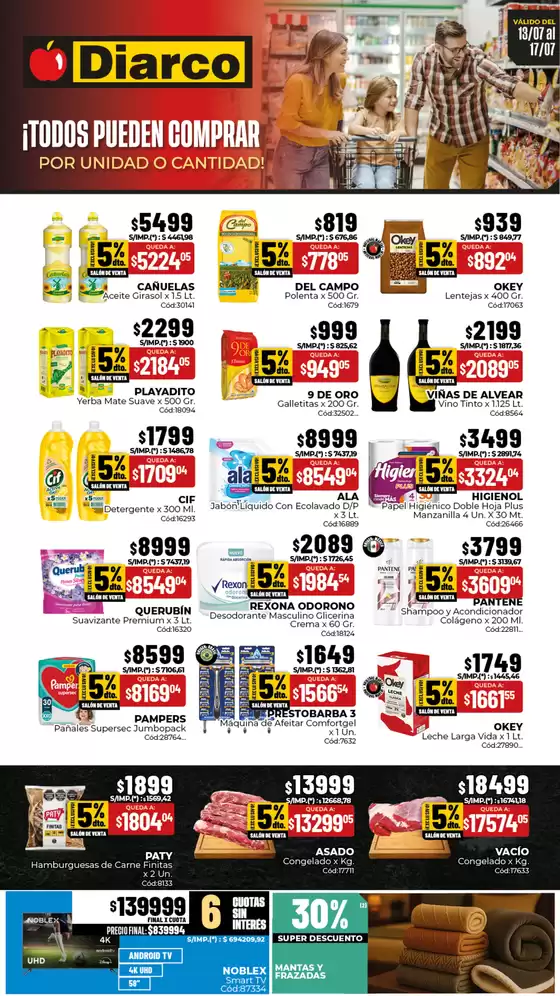Catálogo Diarco | OFERTAS SUR | 2026-07-13T00:00:00.000Z - 2026-07-17T00:00:00.000Z