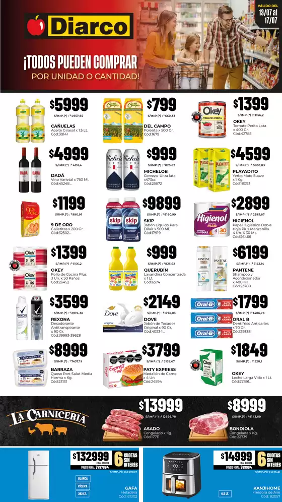 Catálogo Diarco | OFERTAS PUEBLO SUR | 2026-07-13T00:00:00.000Z - 2026-07-17T00:00:00.000Z