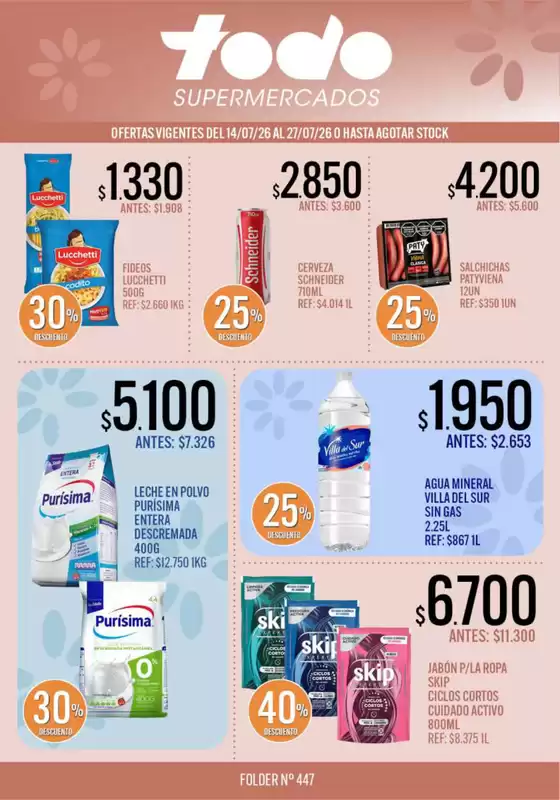 Catálogo Supermercados Todo | INSERT 447 WEB | 2026-07-14T00:00:00.000Z - 2026-07-27T00:00:00.000Z