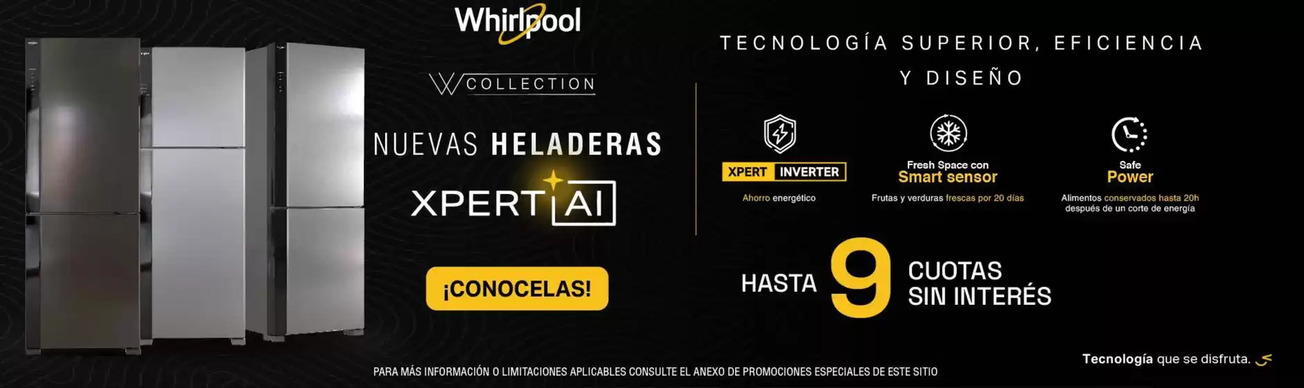 Catálogo Whirlpool en Libertad | 9 cuotas sin interes | 2026-07-15T00:00:00.000Z - 2026-07-31T00:00:00.000Z