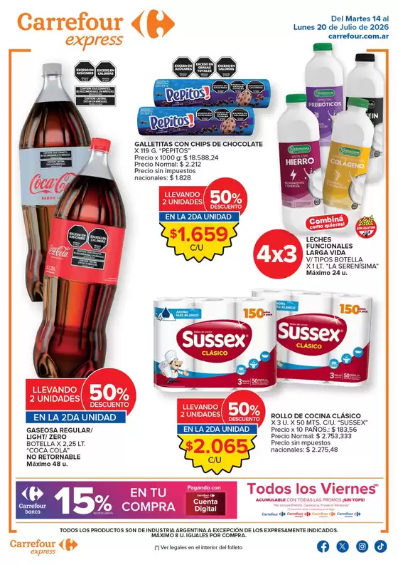Catálogo Carrefour Express en Belgrano (Buenos Aires) | Carrefour Express 14 Julio | 2026-07-14T00:00:00.000Z - 2026-07-21T00:00:00.000Z