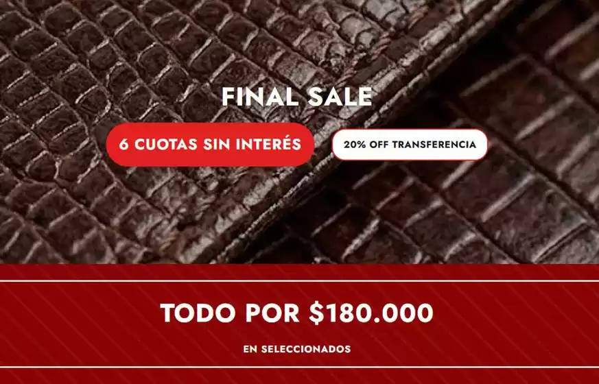 Catálogo Maggio Rossetto | Final Sale! | 2026-07-16T00:00:00.000Z - 2026-08-05T00:00:00.000Z