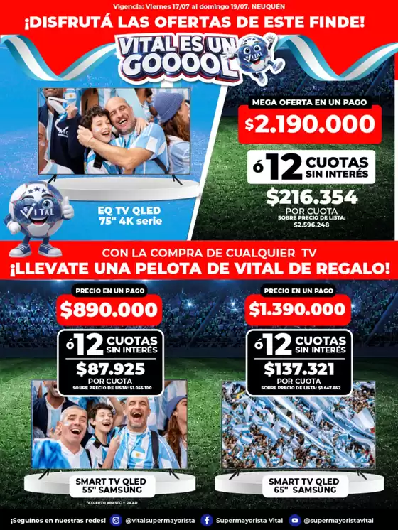 Catálogo Supermayorista Vital | Ofertas exclusivas para nuestros clientes | 2026-07-17T00:00:00.000Z - 2026-07-19T00:00:00.000Z