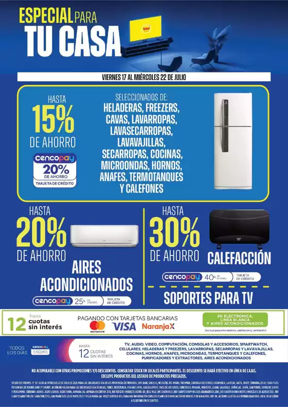 Catálogo Supermercados Vea | Especial para tu casa | 2026-07-17T00:00:00.000Z - 2026-07-22T00:00:00.000Z
