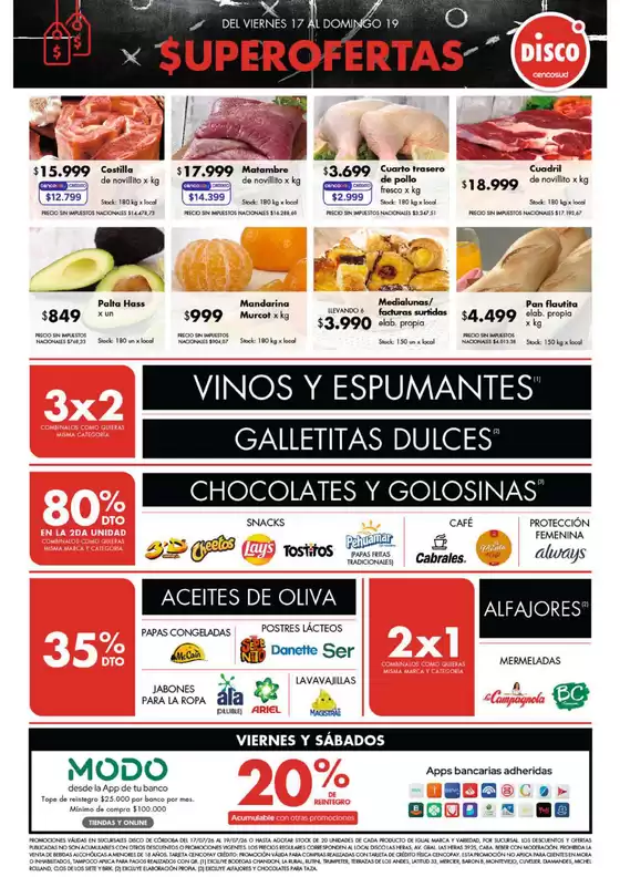 Catálogo Disco | Ofertas Córdoba | 2026-07-16T00:00:00.000Z - 2026-07-19T00:00:00.000Z
