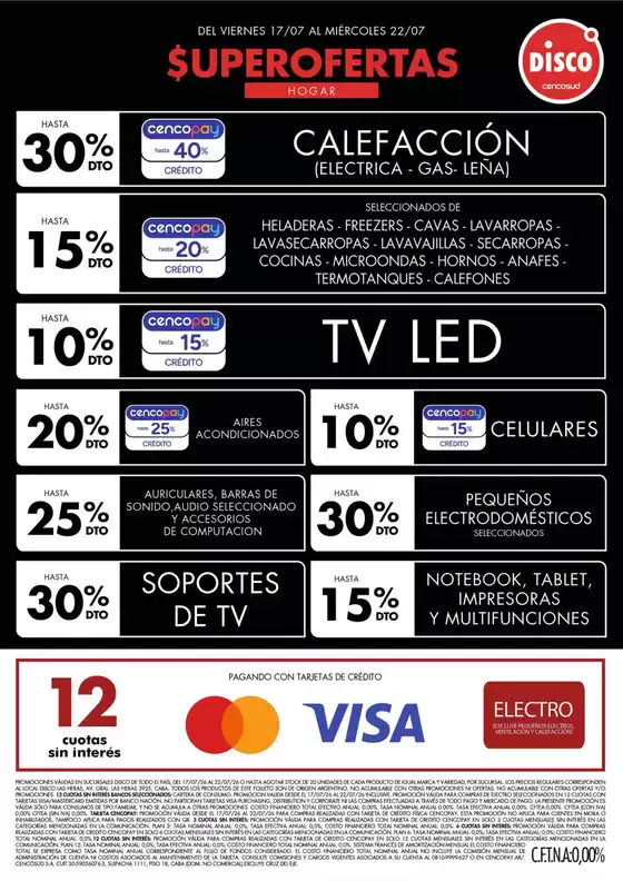 Catálogo Disco | Ofertas Electro T. Libre y más | 2026-07-16T00:00:00.000Z - 2026-07-23T00:00:00.000Z
