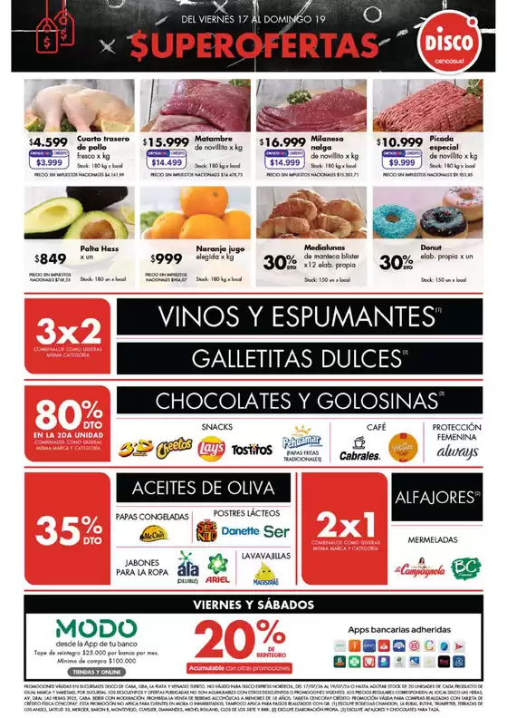 Catálogo Disco | Ofertas Bs. As. y Santa Fé | 2026-07-16T00:00:00.000Z - 2026-07-19T00:00:00.000Z