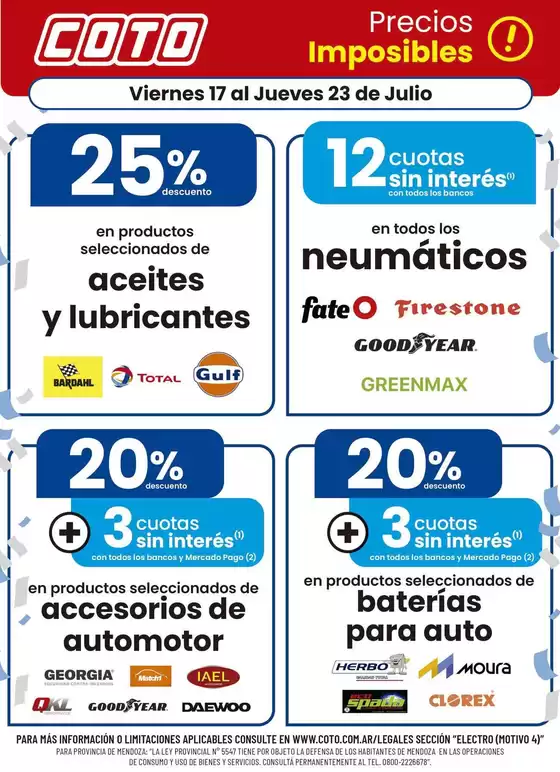 Catálogo Coto en Salliqueló | Coto Electro Motivo 4 | 2026-07-17T00:00:00.000Z - 2026-07-23T00:00:00.000Z