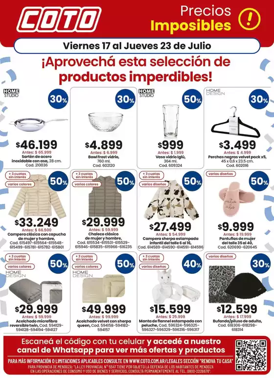 Catálogo Coto en Salliqueló | Coto Renova Productos | 2026-07-17T00:00:00.000Z - 2026-07-23T00:00:00.000Z
