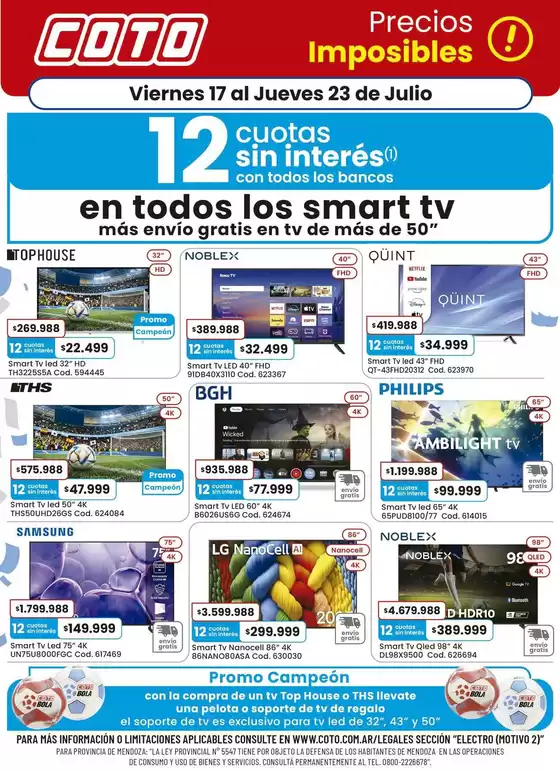 Catálogo Coto en Salliqueló | Coto Electro Motivo 2 | 2026-07-17T00:00:00.000Z - 2026-07-23T00:00:00.000Z