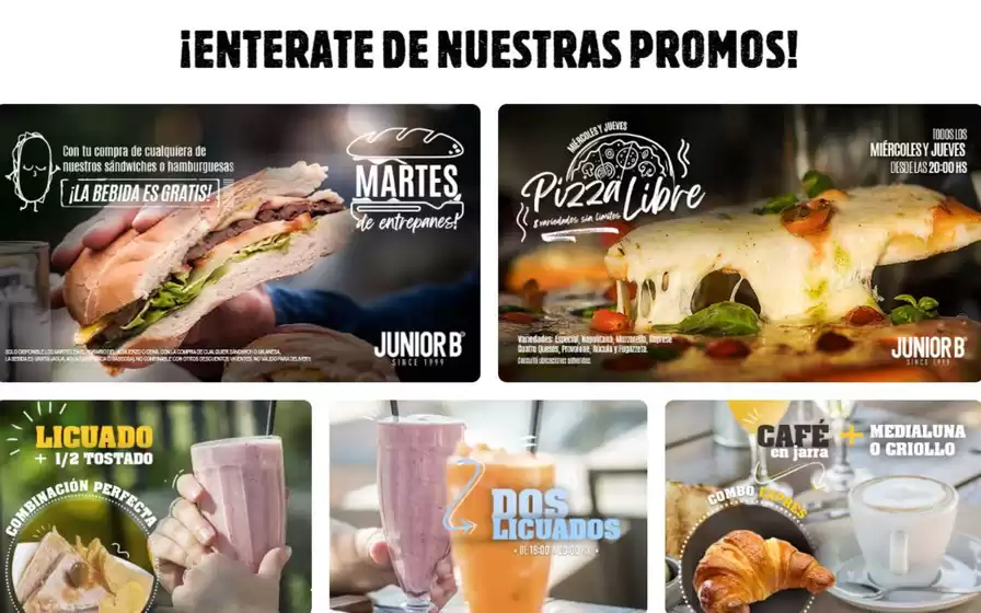 Catálogo Junior B | Enterate de nuestras promos! | 2026-07-17T00:00:00.000Z - 2026-07-31T00:00:00.000Z