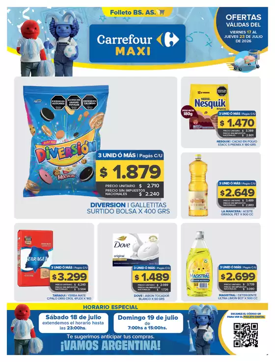 Catálogo Carrefour Maxi | OFERTAS SEMANALES | 2026-07-17T00:00:00.000Z - 2026-07-23T00:00:00.000Z