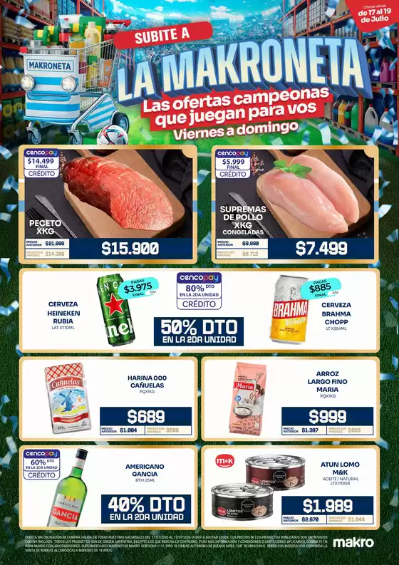 Catálogo Makro | Subite a la Makroneta | 2026-07-17T00:00:00.000Z - 2026-07-19T00:00:00.000Z