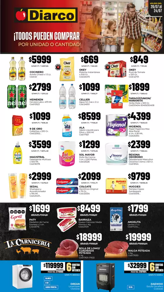 Catálogo Diarco en Belén de Escobar | OFERTAS PUEBLO SUR | 2026-07-20T00:00:00.000Z - 2026-07-24T00:00:00.000Z