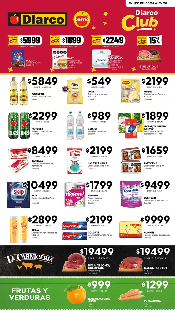Catálogo Diarco | OFERTAS DIARCO BARRIO | 2026-07-20T00:00:00.000Z - 2026-07-24T00:00:00.000Z