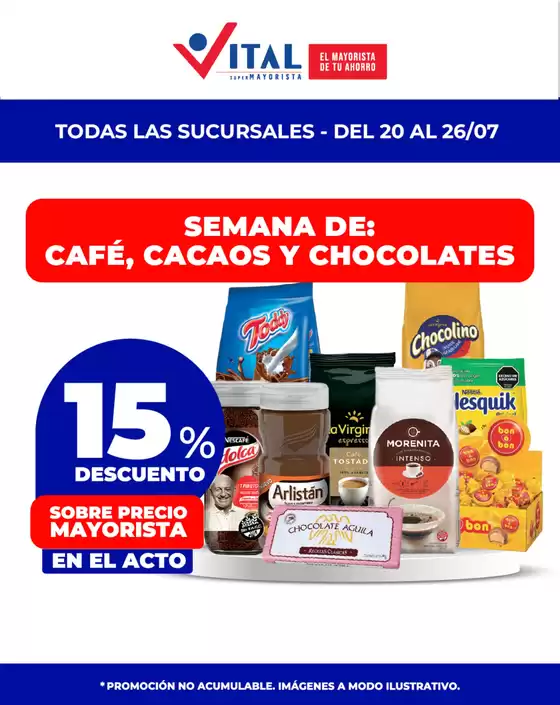 Catálogo Supermayorista Vital | Ofertas principales para ahorradores | 2026-07-20T00:00:00.000Z - 2026-07-26T00:00:00.000Z