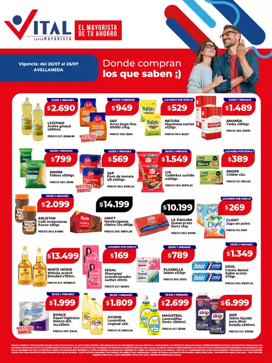 Catálogo Supermayorista Vital | Gran variedad de ofertas | 2026-07-20T00:00:00.000Z - 2026-07-26T00:00:00.000Z