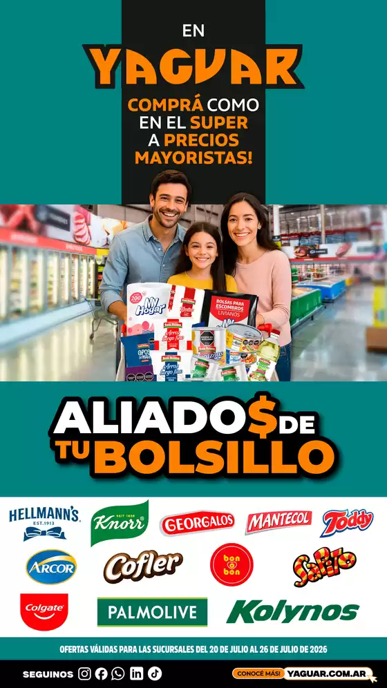 Catálogo Supermercados Yaguar | 1595 Aliados comprimido 1784325041 | 2026-07-20T00:00:00.000Z - 2026-07-26T00:00:00.000Z