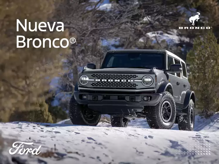 Catálogo Ford | Ficha Tecnica BRONCO Julio2026. | 2026-07-23T00:00:00.000Z - 2026-08-06T00:00:00.000Z