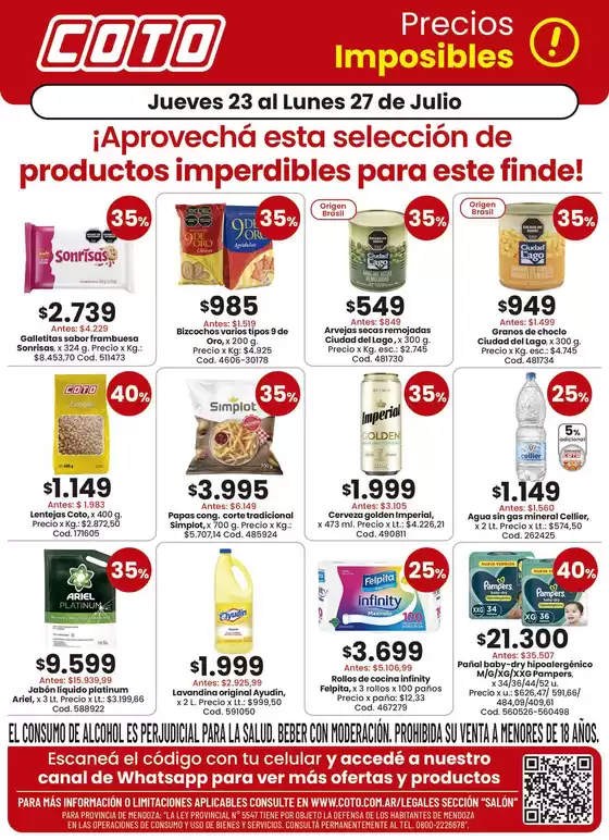 Catálogo Coto | Coto Salon Productos Motivo 2 | 2026-07-23T00:00:00.000Z - 2026-07-27T00:00:00.000Z