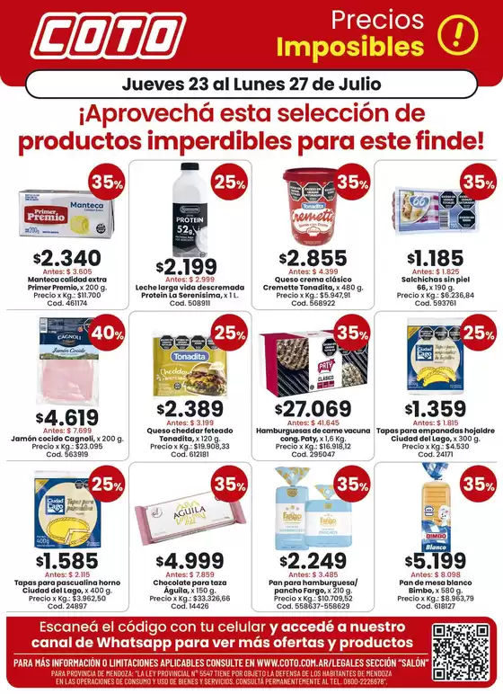 Catálogo Coto | Coto Salon Productos Motivo 1 | 2026-07-23T00:00:00.000Z - 2026-07-27T00:00:00.000Z