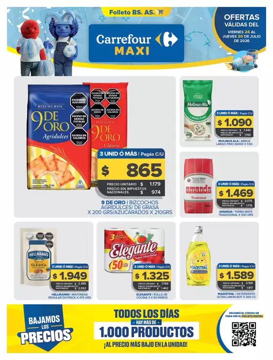 Catálogo Carrefour Maxi | OFERTAS SEMANALES | 2026-07-24T00:00:00.000Z - 2026-07-30T00:00:00.000Z