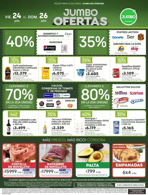 Catálogo Jumbo | Ofertas Córdoba | 2026-07-23T00:00:00.000Z - 2026-07-26T00:00:00.000Z