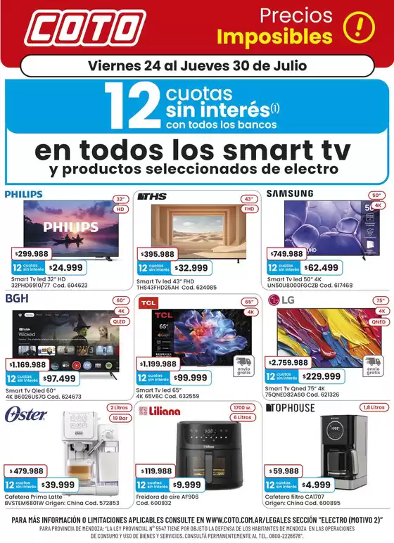 Catálogo Coto | Coto Electro Motivo 2 | 2026-07-24T00:00:00.000Z - 2026-07-30T00:00:00.000Z