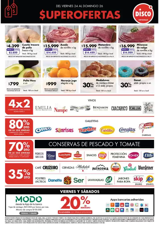 Catálogo Disco | Ofertas Bs. As. y Santa Fé | 2026-07-23T00:00:00.000Z - 2026-07-26T00:00:00.000Z