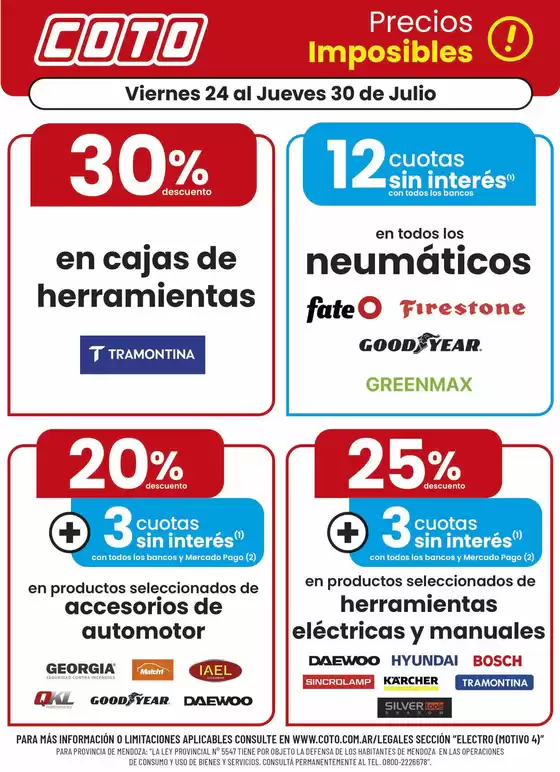 Catálogo Coto | Coto Electro Motivo 4 | 2026-07-24T00:00:00.000Z - 2026-07-30T00:00:00.000Z
