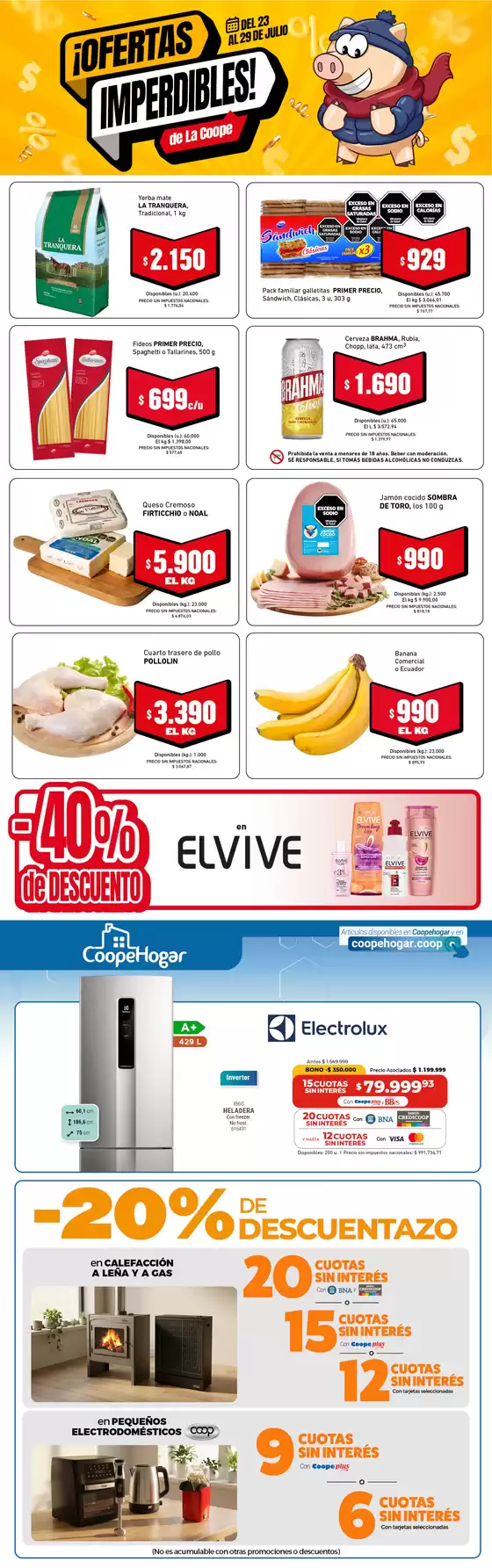 Catálogo Cooperativa Obrera | Imperdibles JUL2 LB | 2026-07-23T00:00:00.000Z - 2026-07-29T00:00:00.000Z