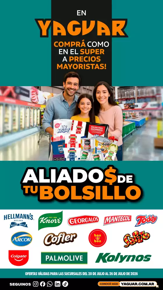 Catálogo Supermercados Yaguar | 1595 Aliados compressed 1784838471 | 2026-07-20T00:00:00.000Z - 2026-07-26T00:00:00.000Z