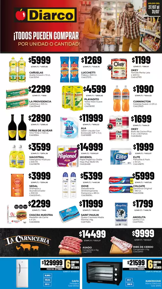 Catálogo Diarco | OFERTAS PUEBLO SUR | 2026-07-27T00:00:00.000Z - 2026-07-31T00:00:00.000Z