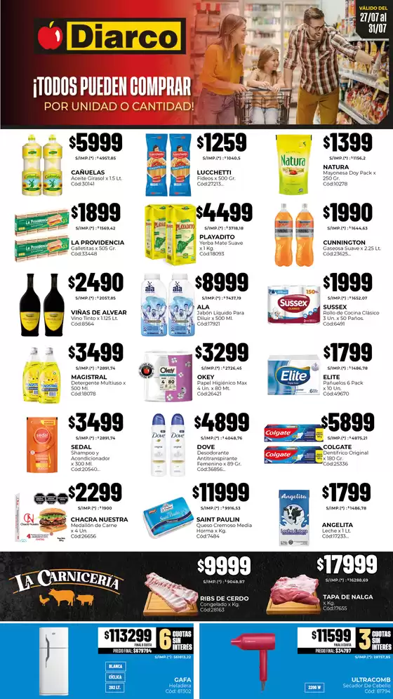 Catálogo Diarco | OFERTAS PUEBLO INTERIOR | 2026-07-27T00:00:00.000Z - 2026-07-31T00:00:00.000Z