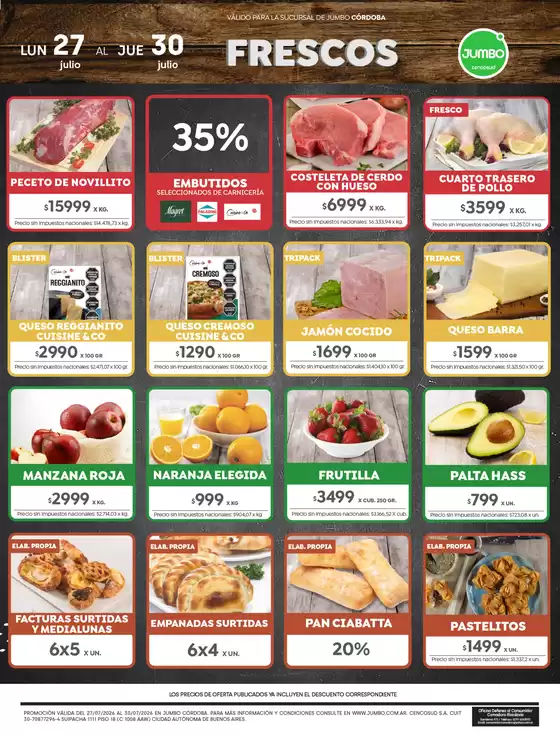 Catálogo Jumbo | Ofertas Córdoba | 2026-07-27T00:00:00.000Z - 2026-07-30T00:00:00.000Z
