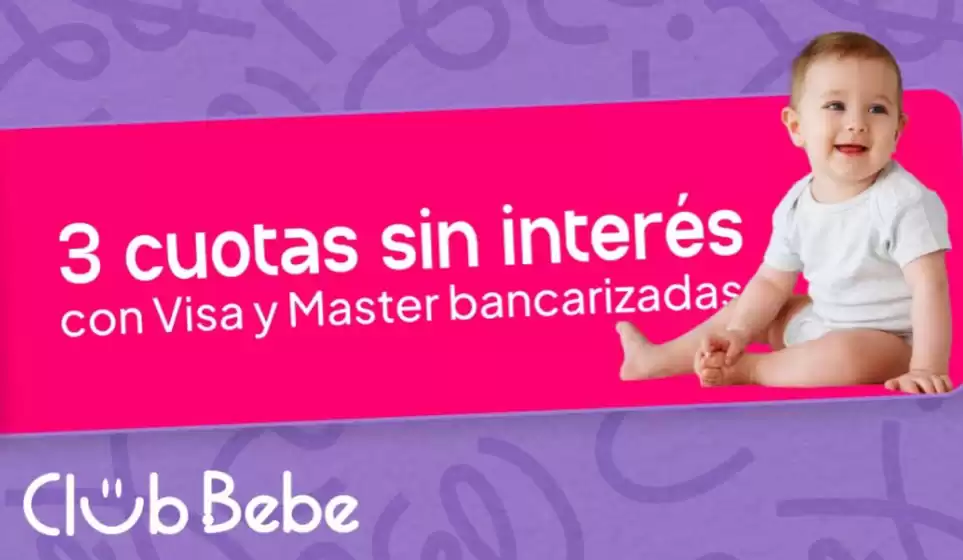 Catálogo Club Bebe en Olivos | 3 cuotas sin interes | 2026-07-29T00:00:00.000Z - 2026-07-31T00:00:00.000Z