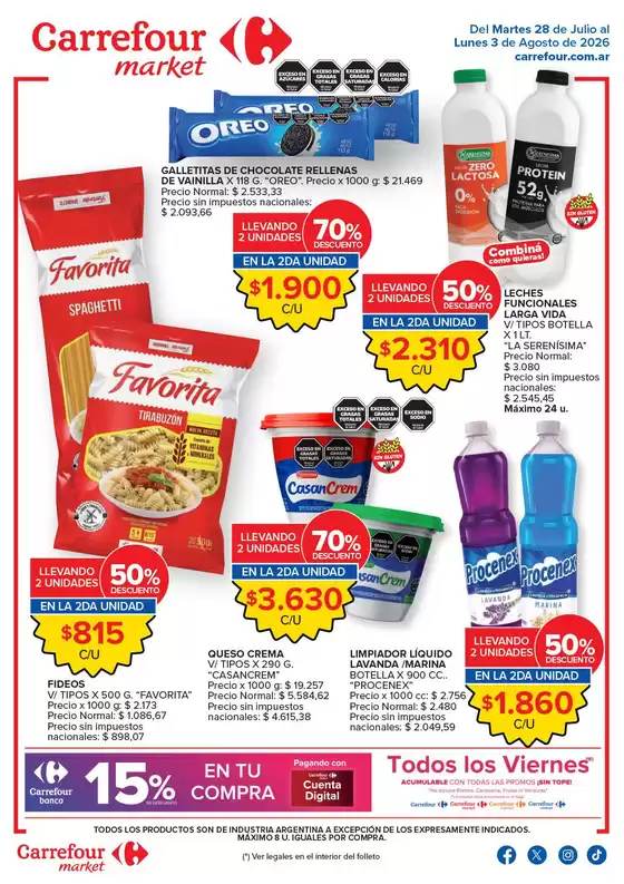 Catálogo Carrefour Market | Market Paraná Concordia | 2026-07-28T00:00:00.000Z - 2026-08-04T00:00:00.000Z
