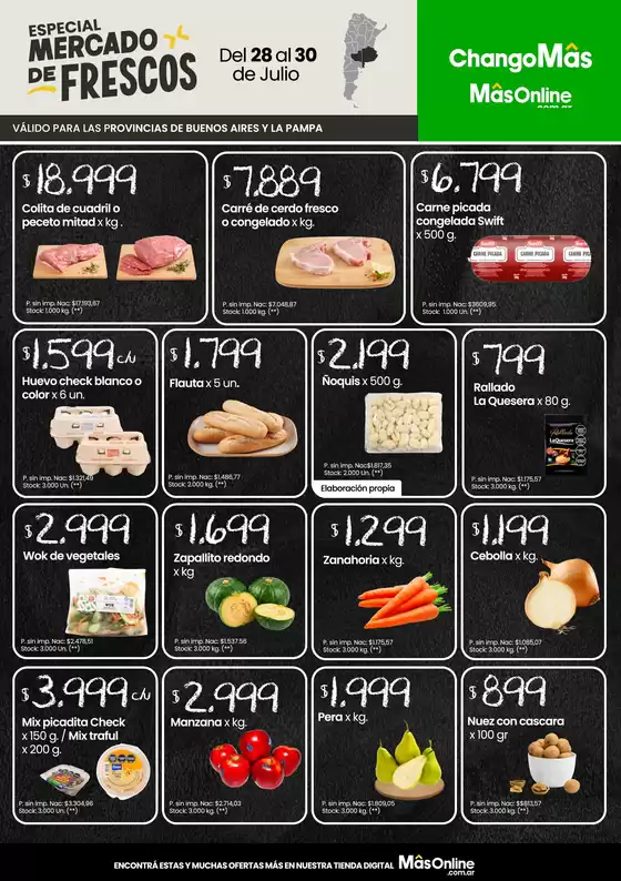 Catálogo Changomas en Burzaco | Especial mercado de frescos! | 2026-07-29T00:00:00.000Z - 2026-07-30T00:00:00.000Z
