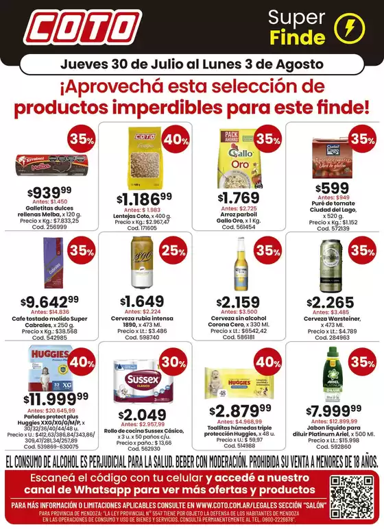 Catálogo Coto | Coto Salon Productos Motivo 2 | 2026-07-30T00:00:00.000Z - 2026-08-03T00:00:00.000Z