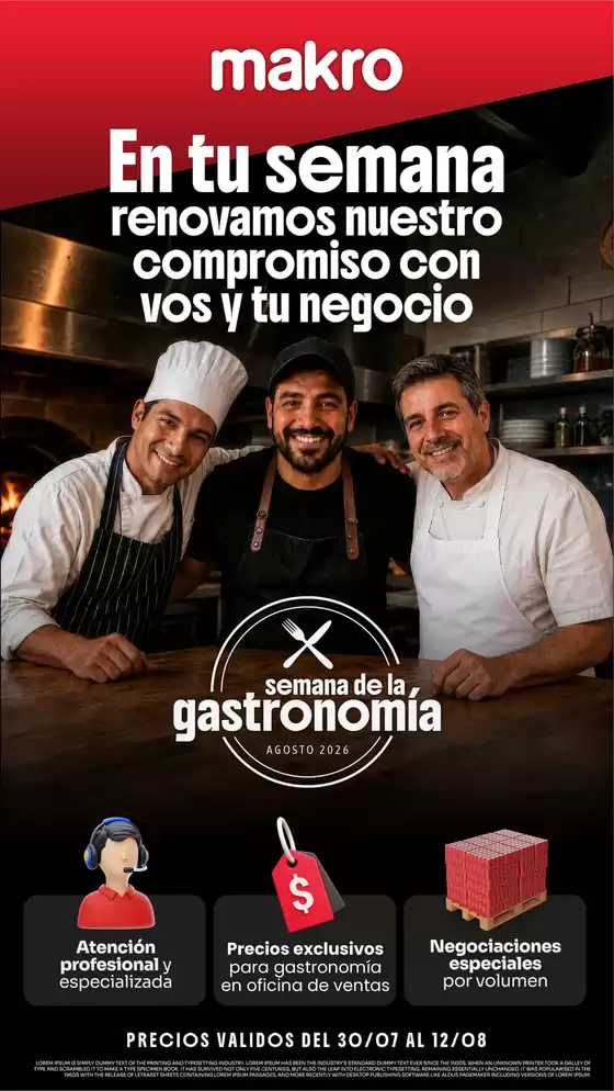 Catálogo Makro | Ofertas Gastronómicas | 2026-07-30T00:00:00.000Z - 2026-08-12T00:00:00.000Z