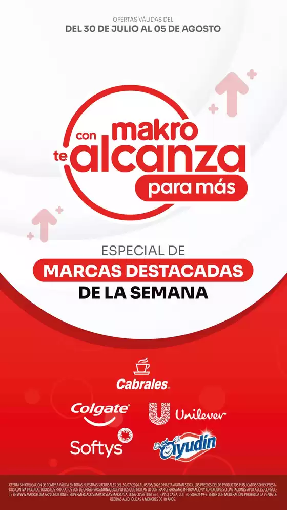 Catálogo Makro | Ofertas especiales | 2026-07-30T00:00:00.000Z - 2026-08-05T00:00:00.000Z