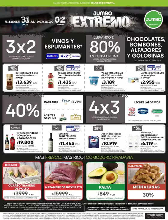 Catálogo Jumbo en Trujui | Ofertas Comodoro | 2026-07-30T00:00:00.000Z - 2026-08-02T00:00:00.000Z