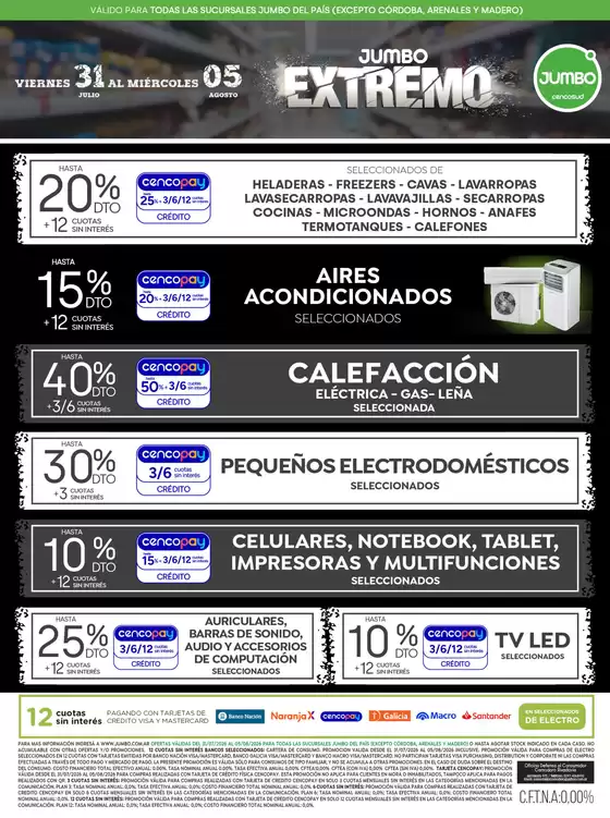Catálogo Jumbo | Ofertas Electro y Hogar | 2026-07-31T00:00:00.000Z - 2026-08-06T00:00:00.000Z