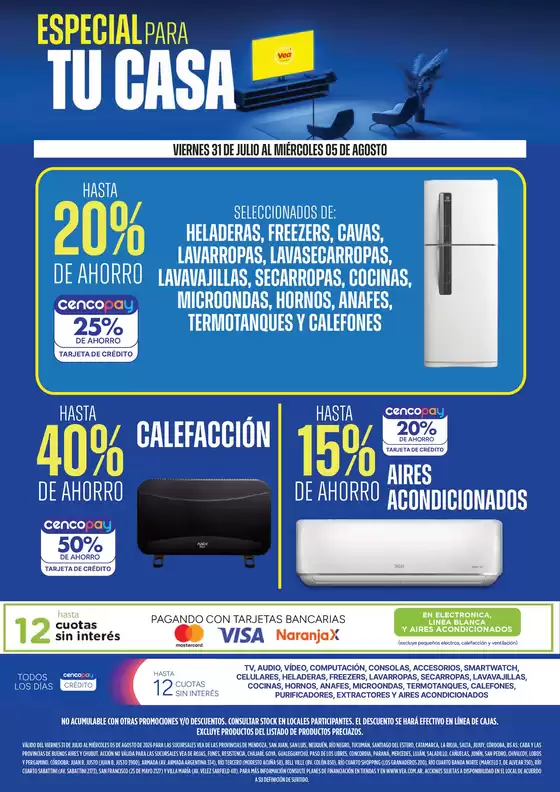 Catálogo Supermercados Vea | ESPECIAL PARA TU CASA | 2026-07-31T00:00:00.000Z - 2026-08-05T00:00:00.000Z