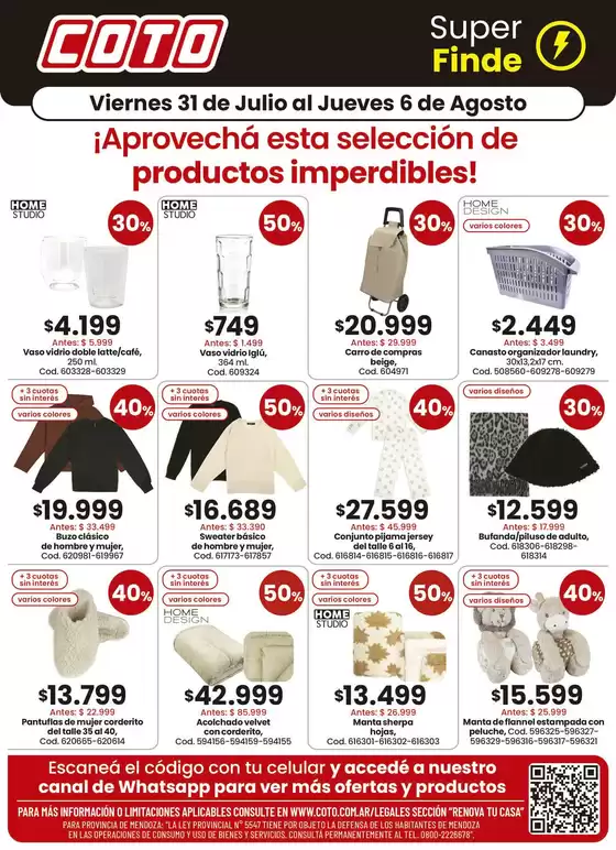 Catálogo Coto en Trujui | Coto Renova Productos | 2026-07-31T00:00:00.000Z - 2026-08-06T00:00:00.000Z